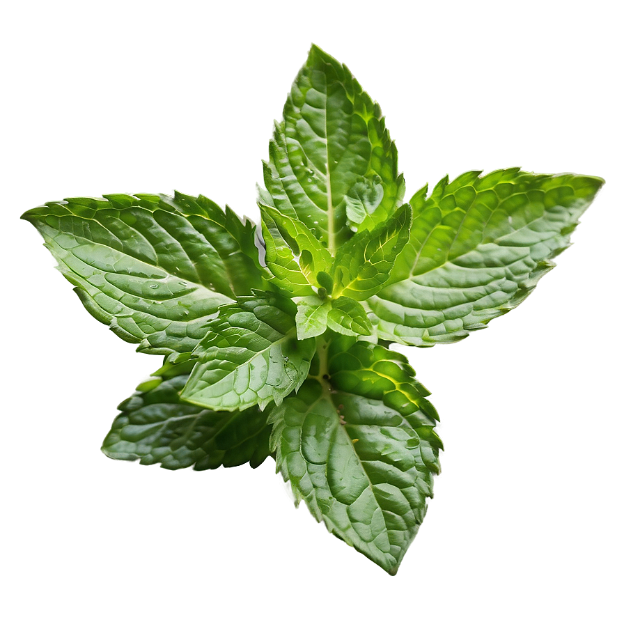 Mint Leaf Closeup Png 85