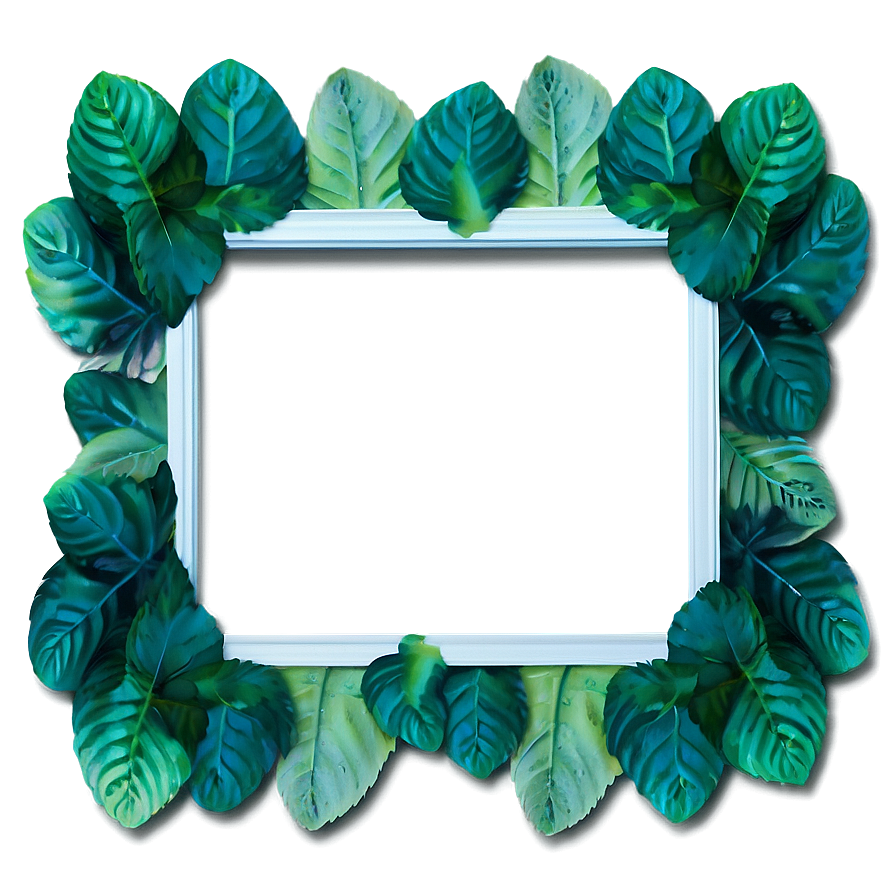 Mint Leaves Frame Png 50