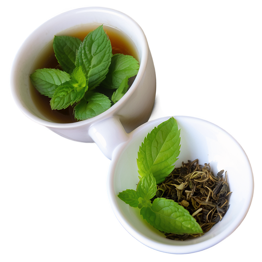 Mint Leaves Tea Png Hdg46