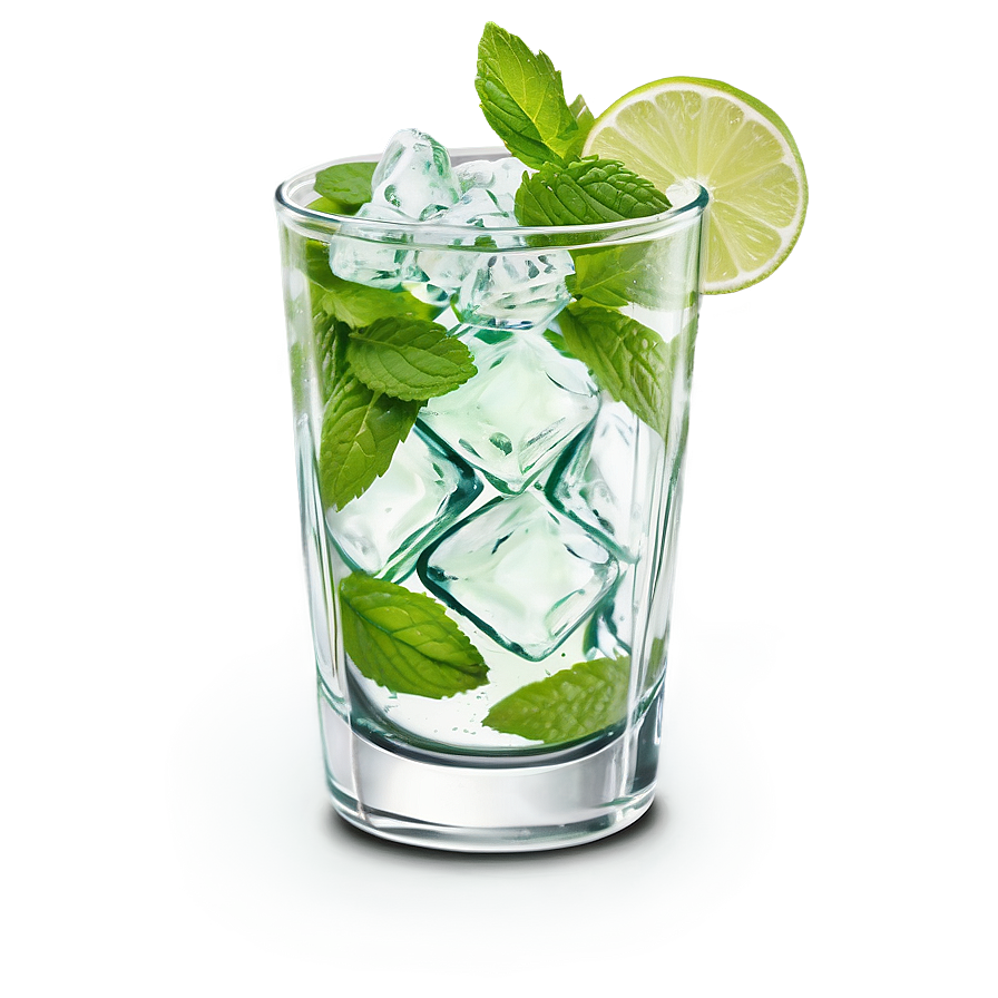 Mint Mojito Glass Png 06112024