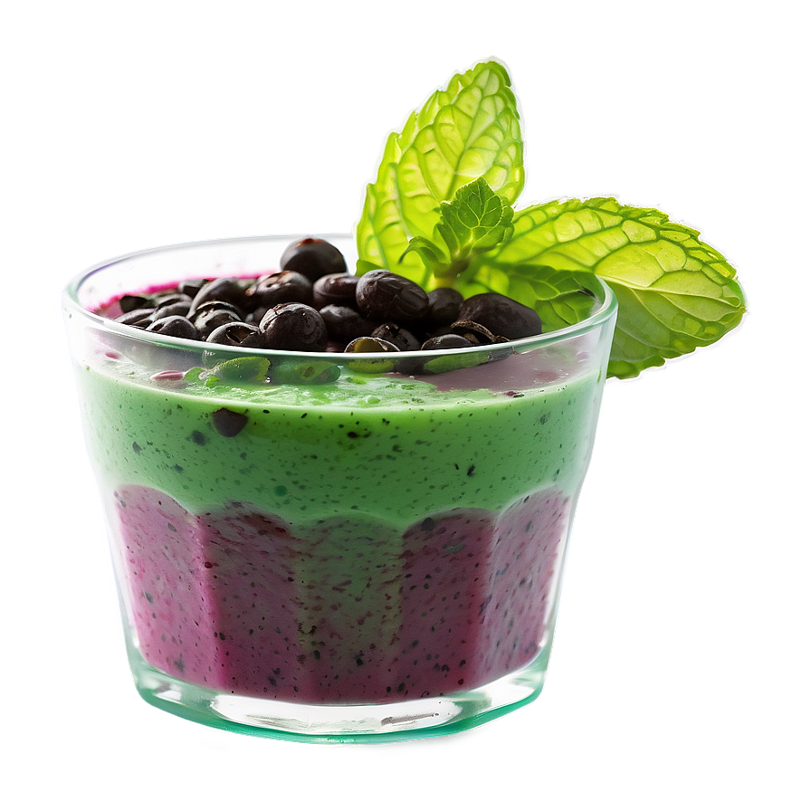 Mint Smoothie Blend Png Gkr10