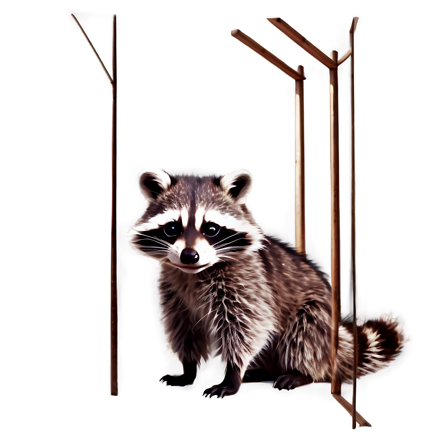 Mischievous Raccoon Art Png Vba