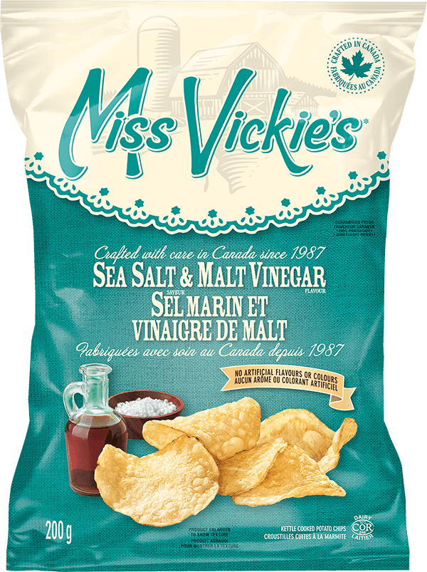 Miss Vickies Sea Salt Malt Vinegar Chips