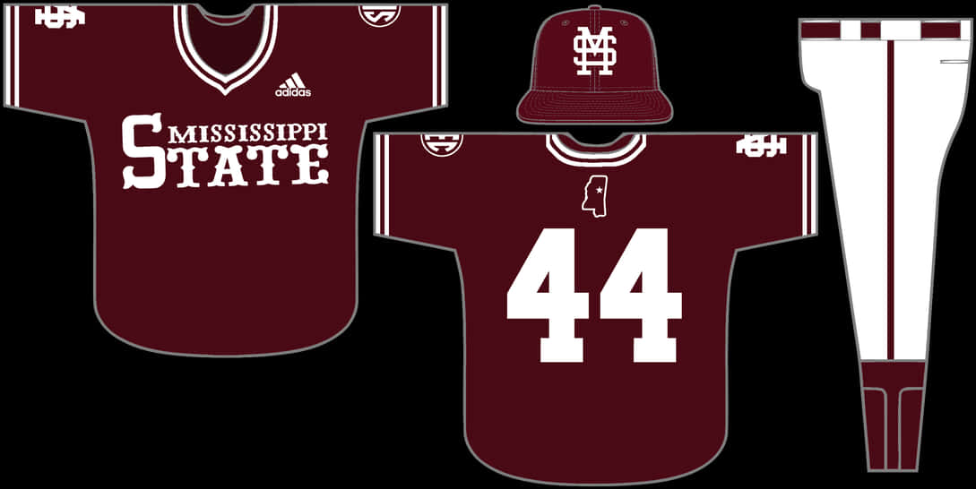 Mississippi State Baseball Uniform Design