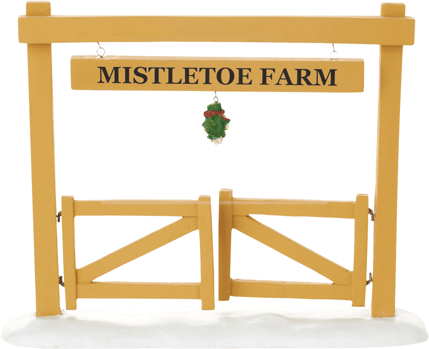 Mistletoe Farm Medieval Collectibles Sign