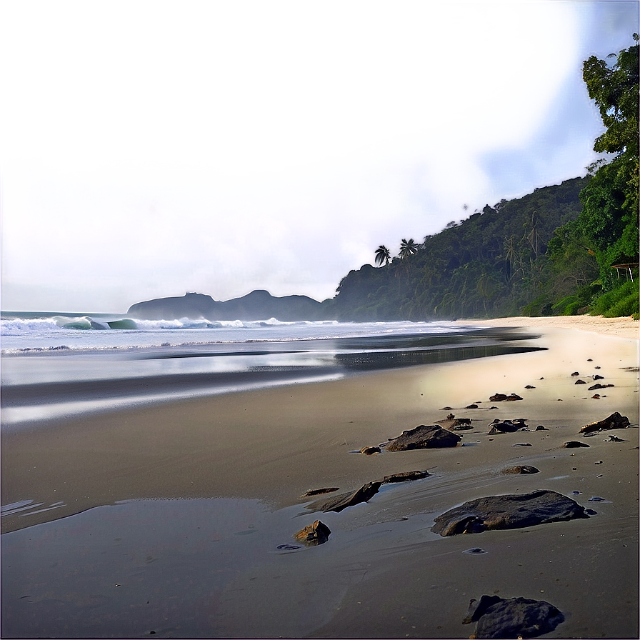 Misty Beach Morning Png 05242024