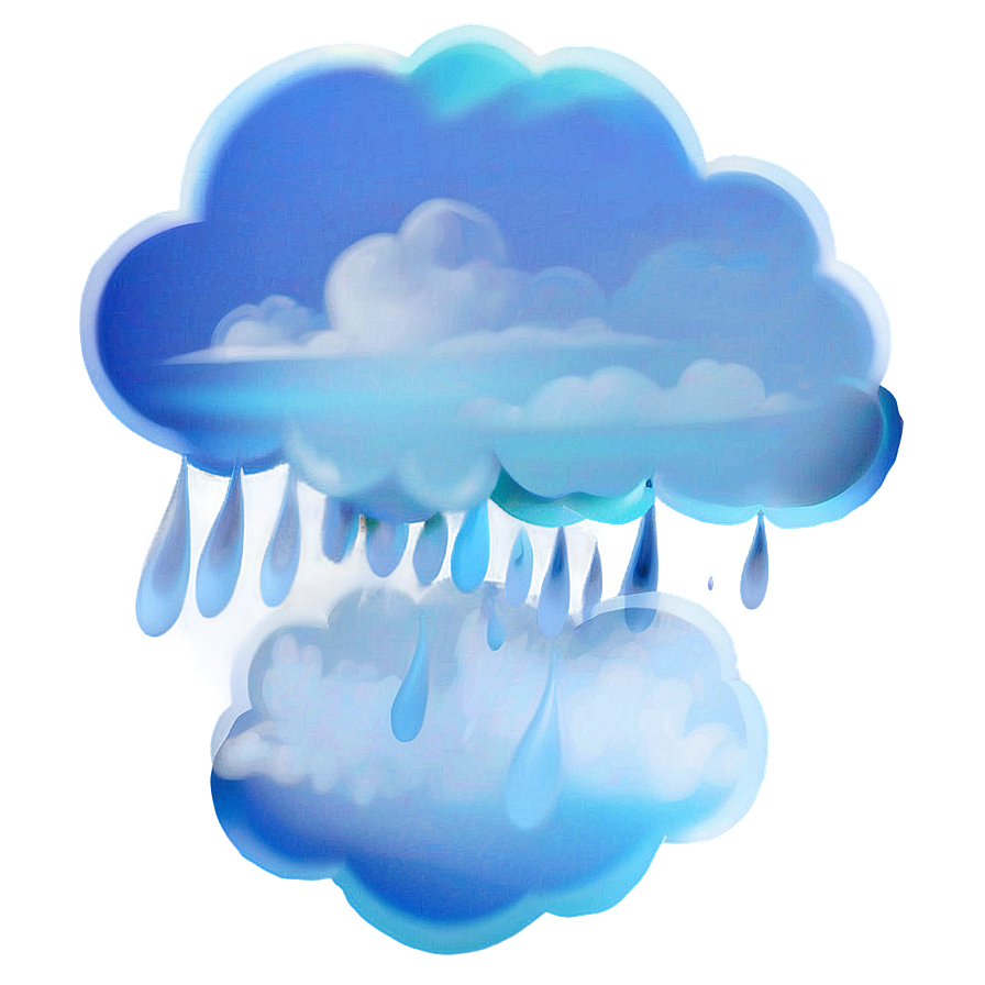 Misty Blue Clouds Png Jnw