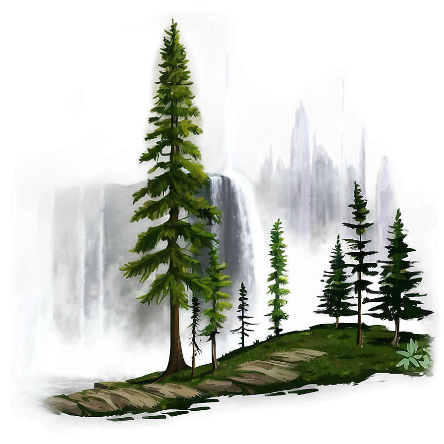 Misty Falls Woods Png Goo90