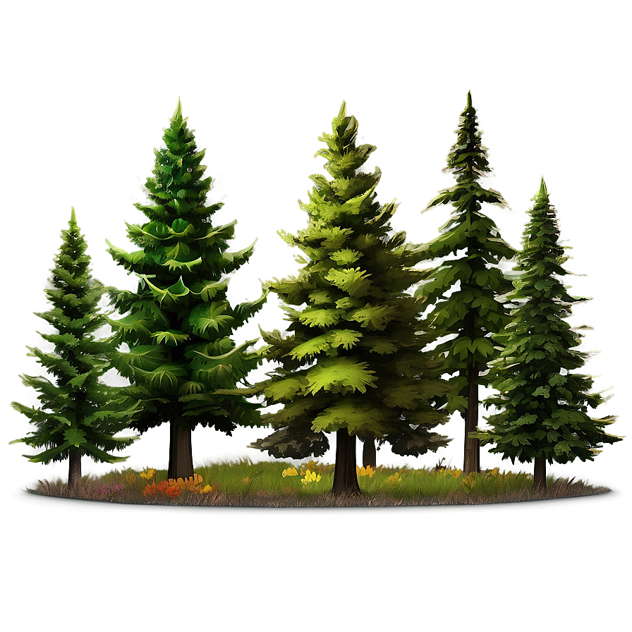 Misty Forest Background Png 10