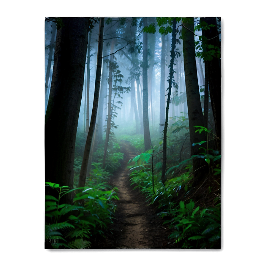 Misty Forest Trail Png Eys