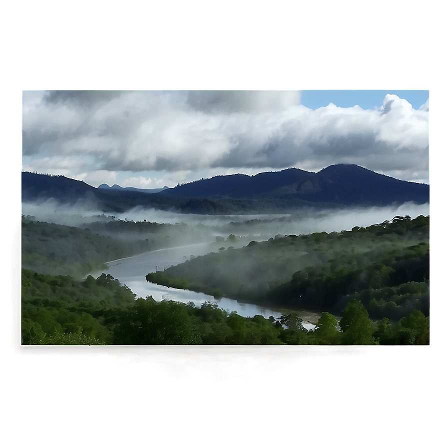 Misty Landscape Png 05242024