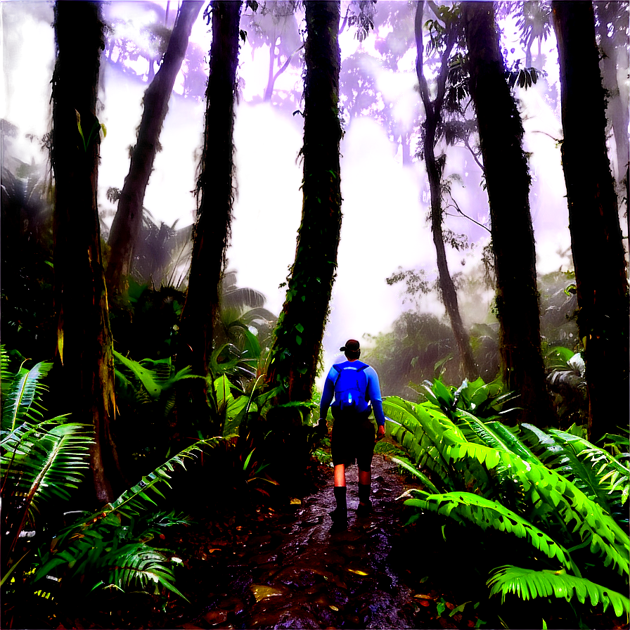 Misty Rainforest Trek Png 35