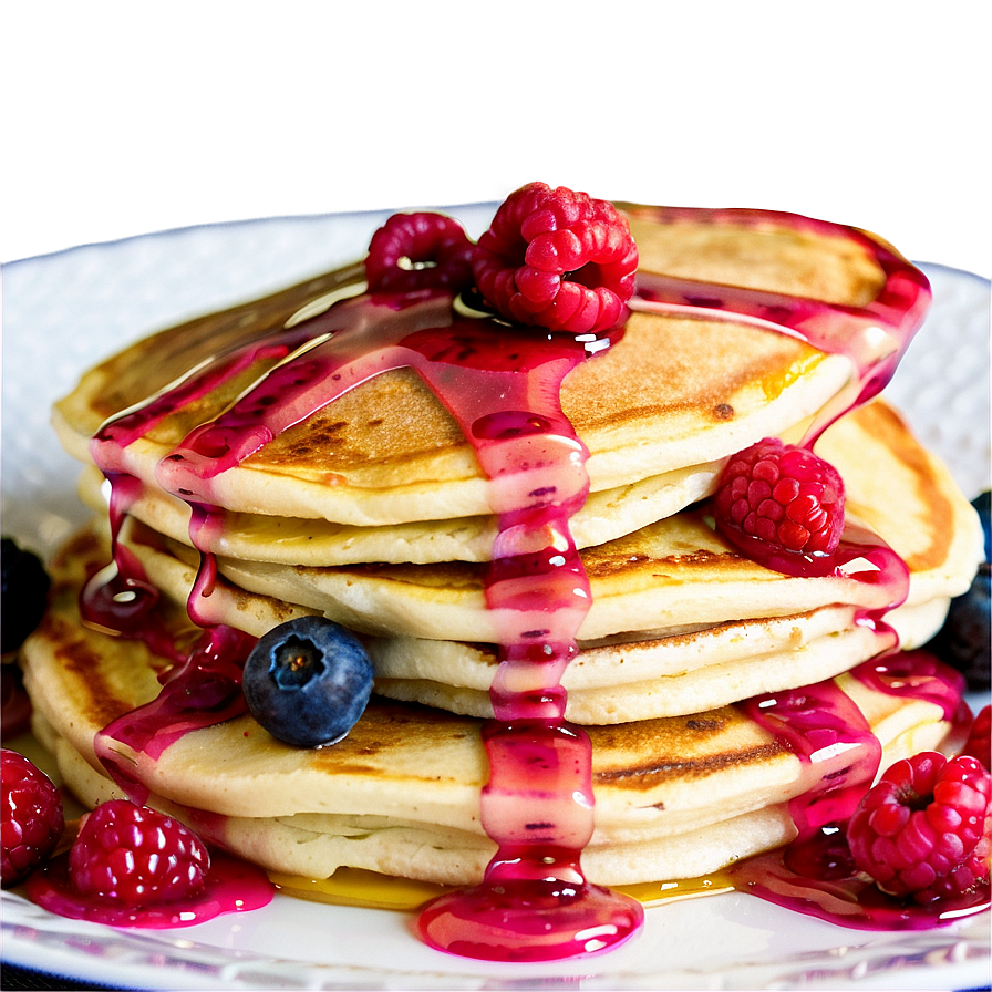 Mixed Berry Pancakes Png Spw11