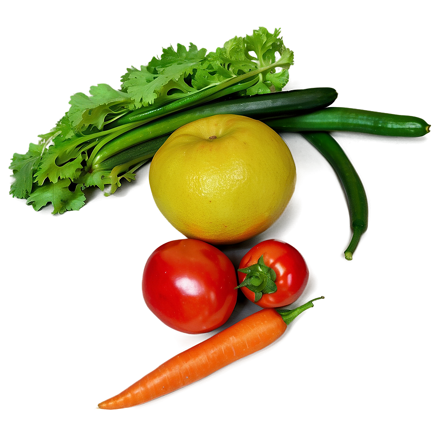 Mixed Fruits Vegetables Png 6