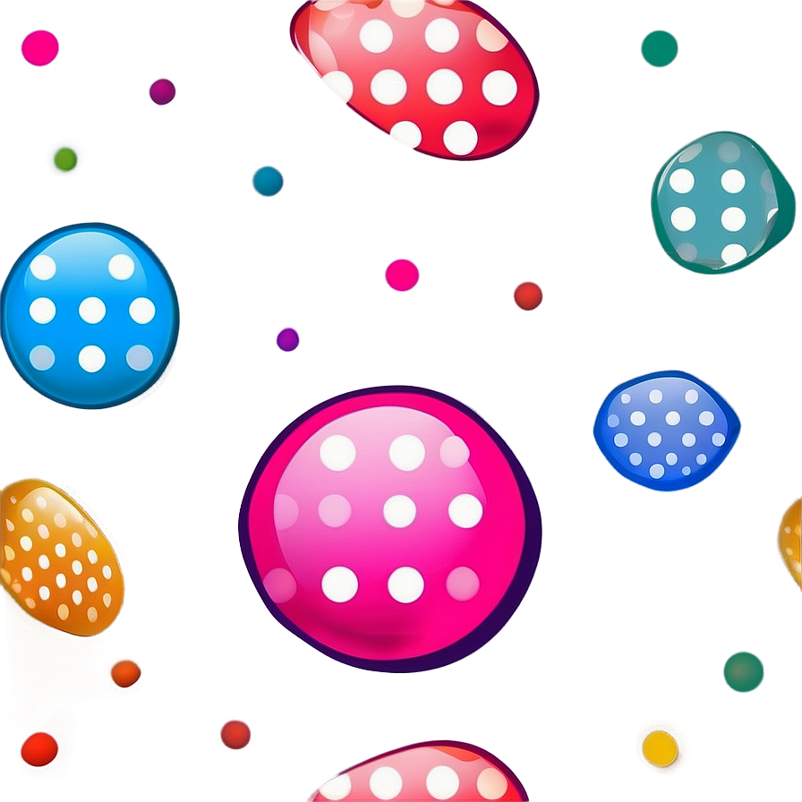 Mixed Pattern Polka Dot Png 06262024