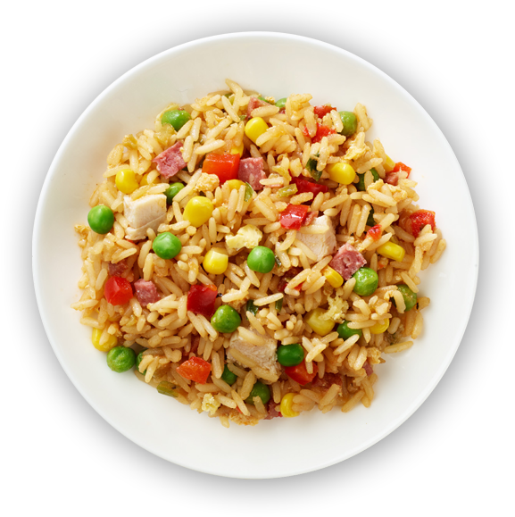 Mixed Vegetable Chicken Rice Dish