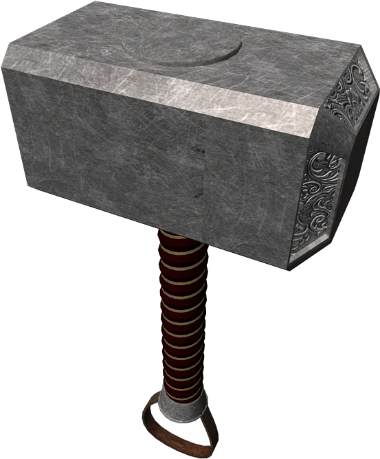 Mjolnir Thor Hammer3 D Model