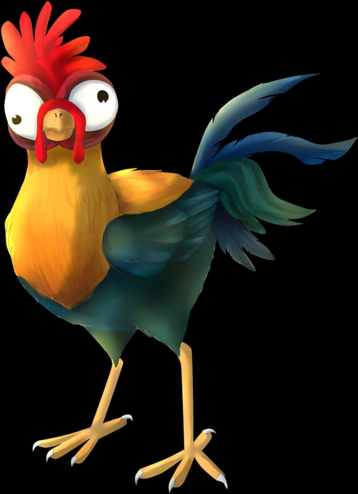 Moana Animated Chicken Character