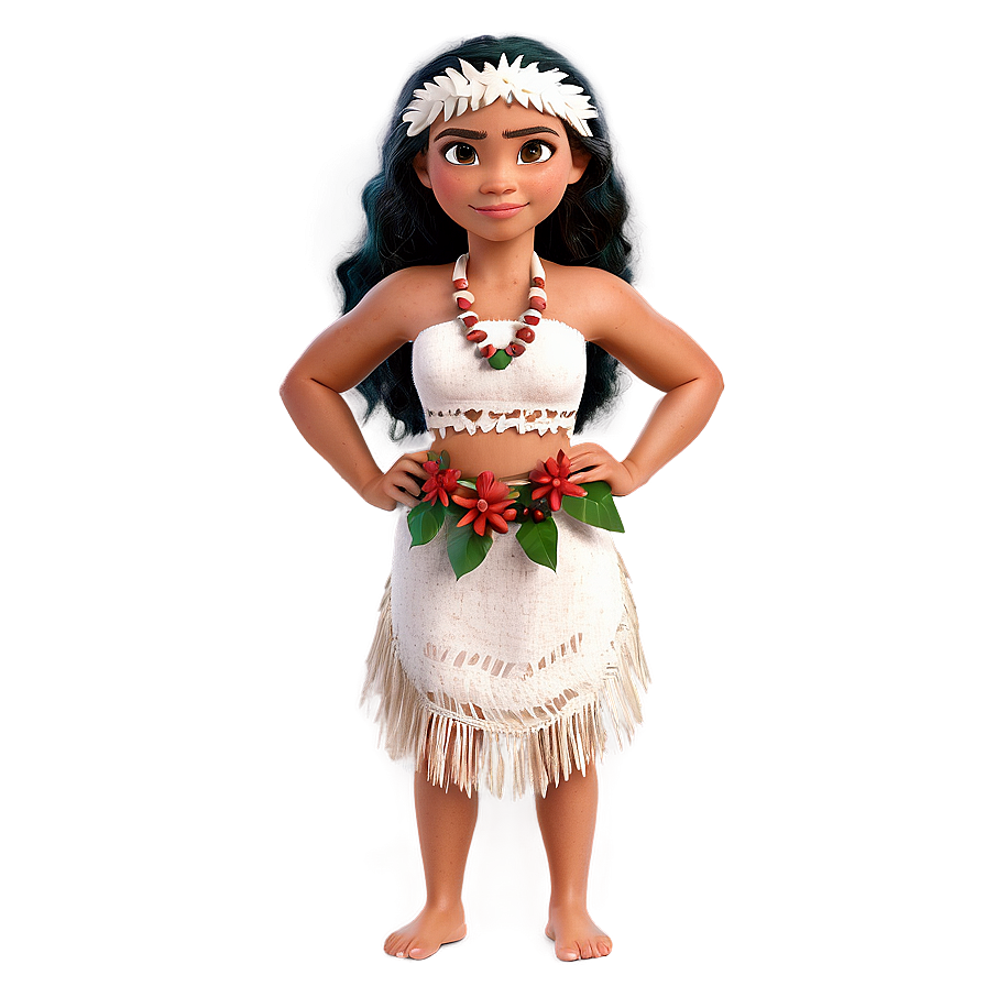 Moana Festive Outfit Png 05032024