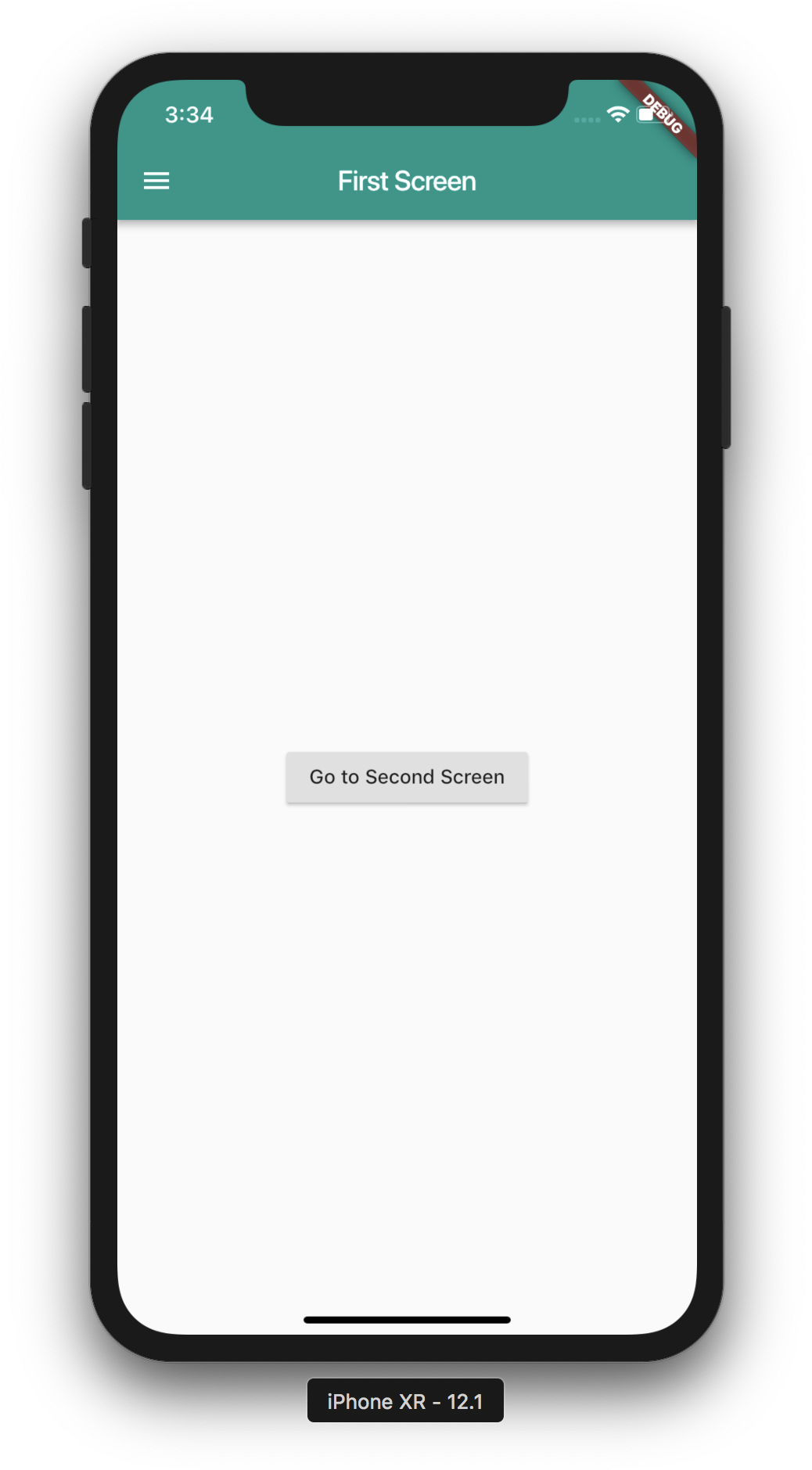 Mobile App First Screen Interface