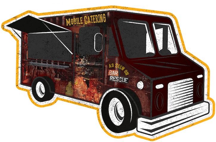 Mobile Catering Food Truck Sticker