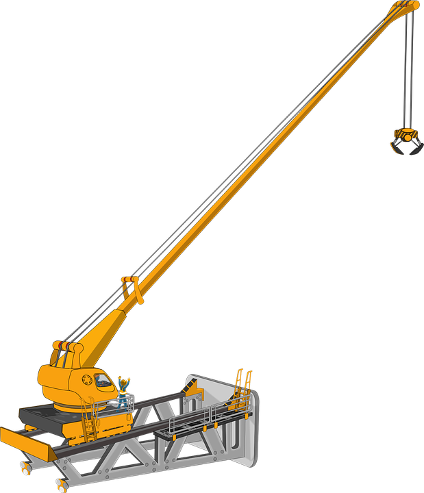 Mobile Crane Illustration