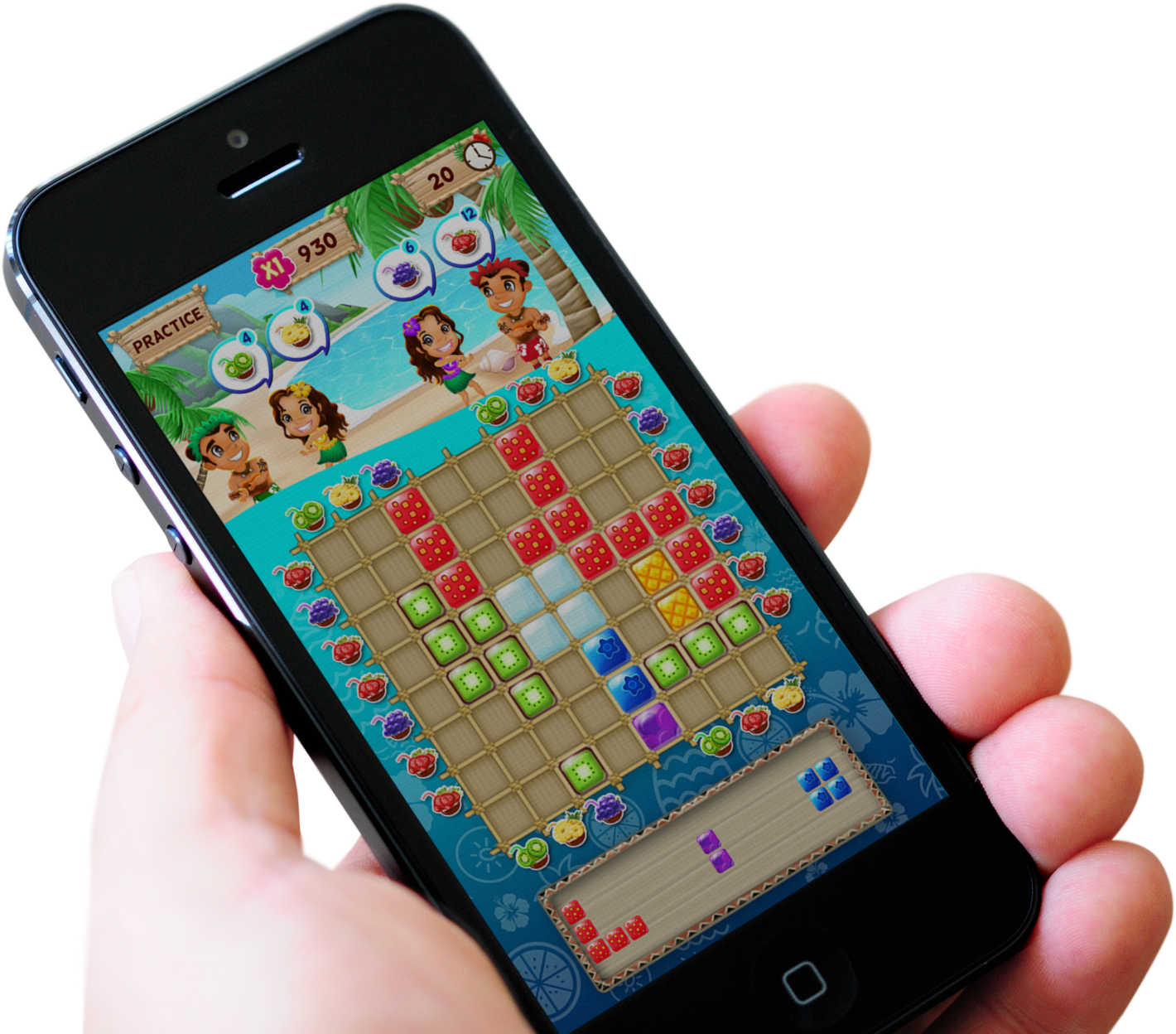 Mobile Game In Hand Puzzle App