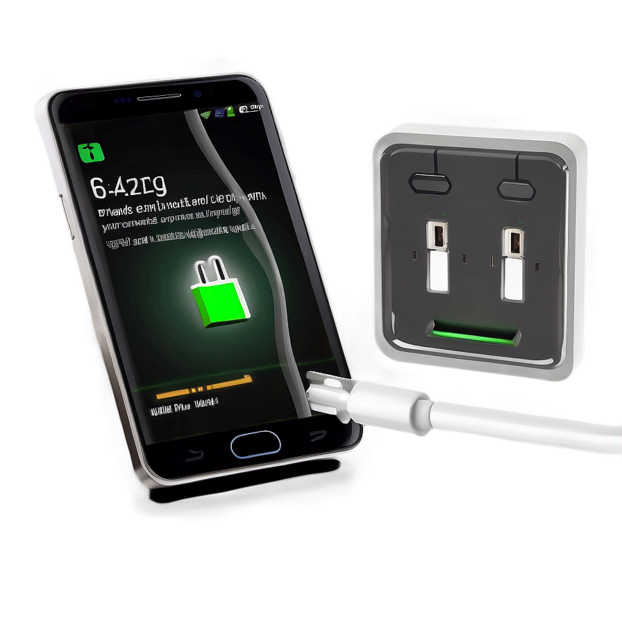 Mobile Phone Fast Charging Illustration Png Utm