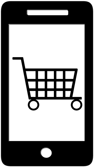 Mobile Shopping Cart Icon