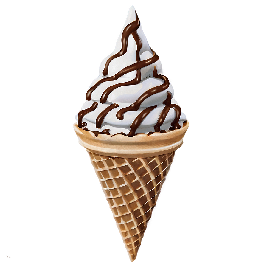 Mocha Waffle Cone Png Pls30