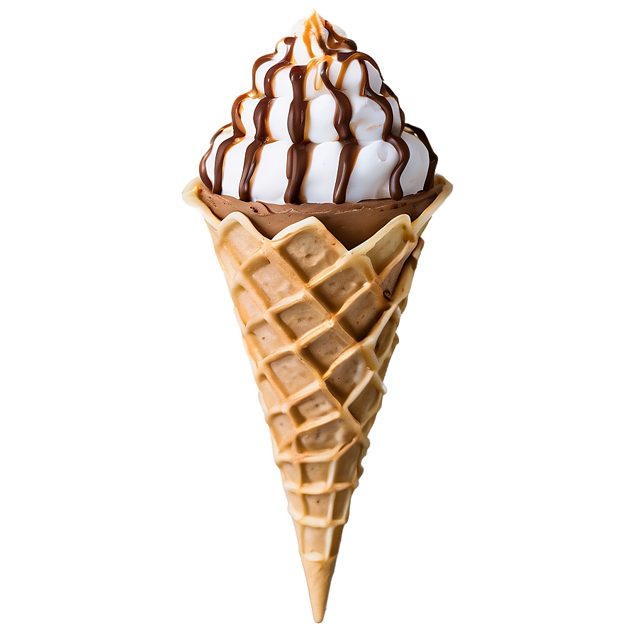 Mocha Waffle Cone Png Yjo