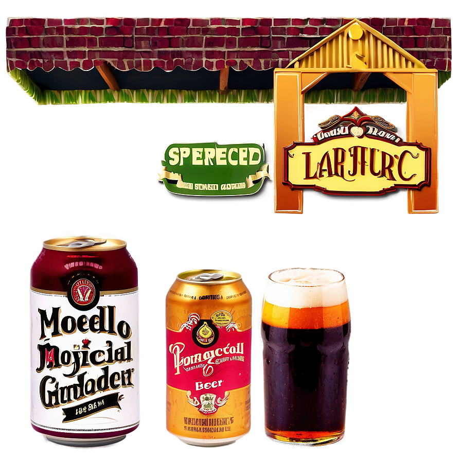 Modelo Especial Beer Garden Banner Png Eqo