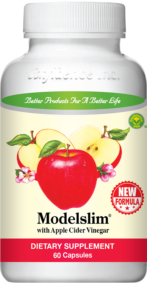 Modelslim Apple Cider Vinegar Supplement Bottle