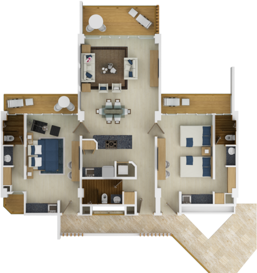 Modern Apartment Floor Plan Design