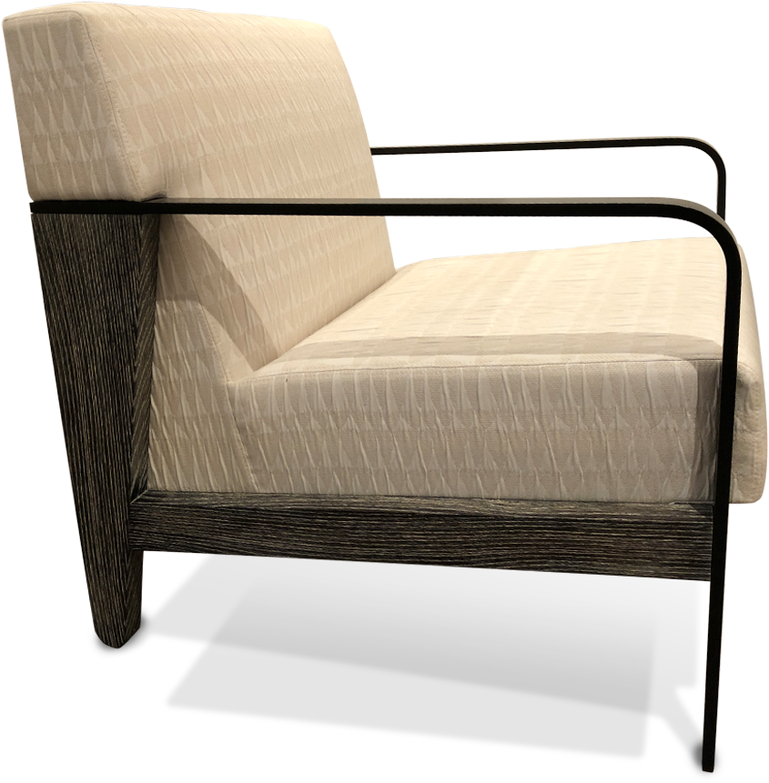 Modern Armchairwith Metal Frame