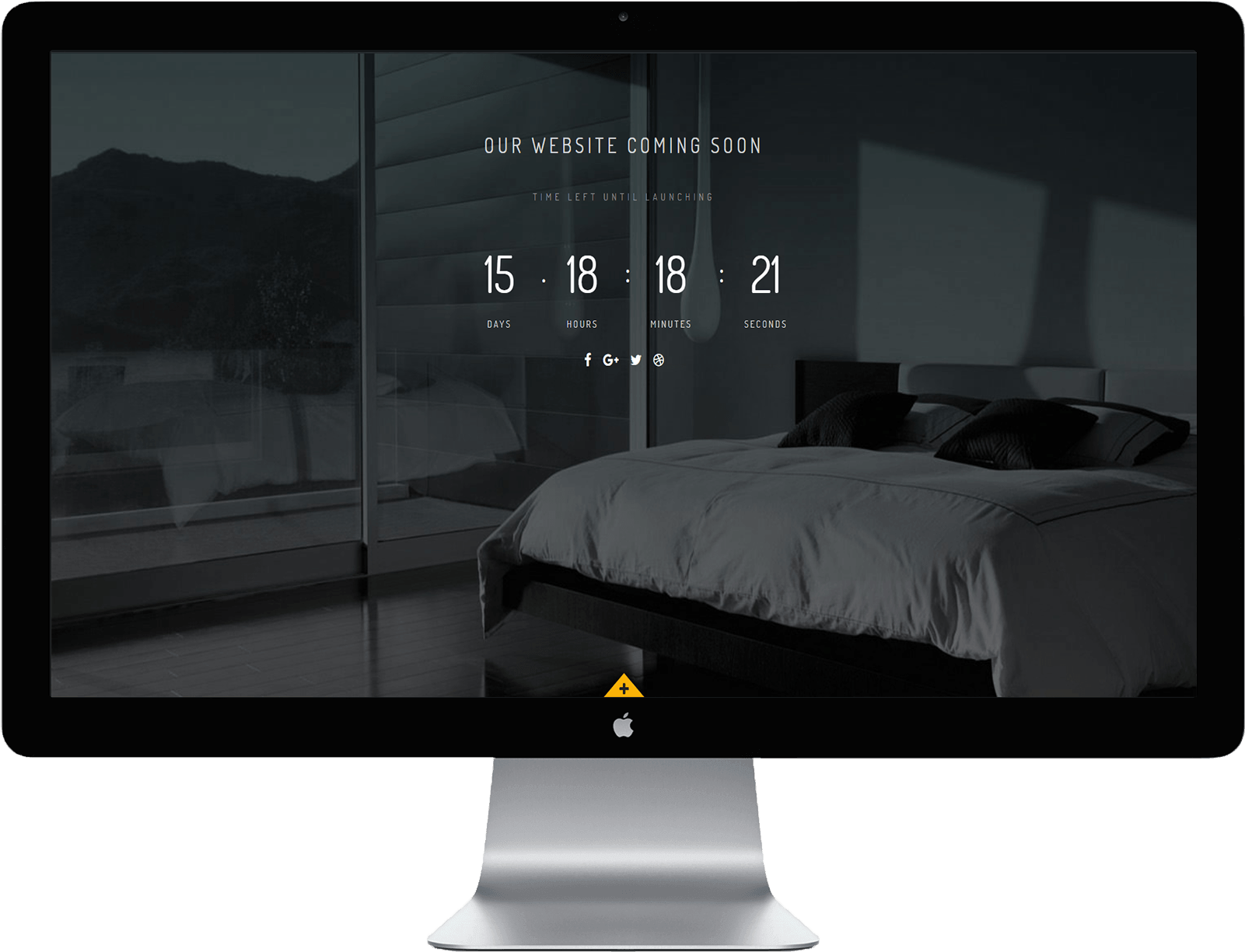 Modern Bedroom Website Countdown