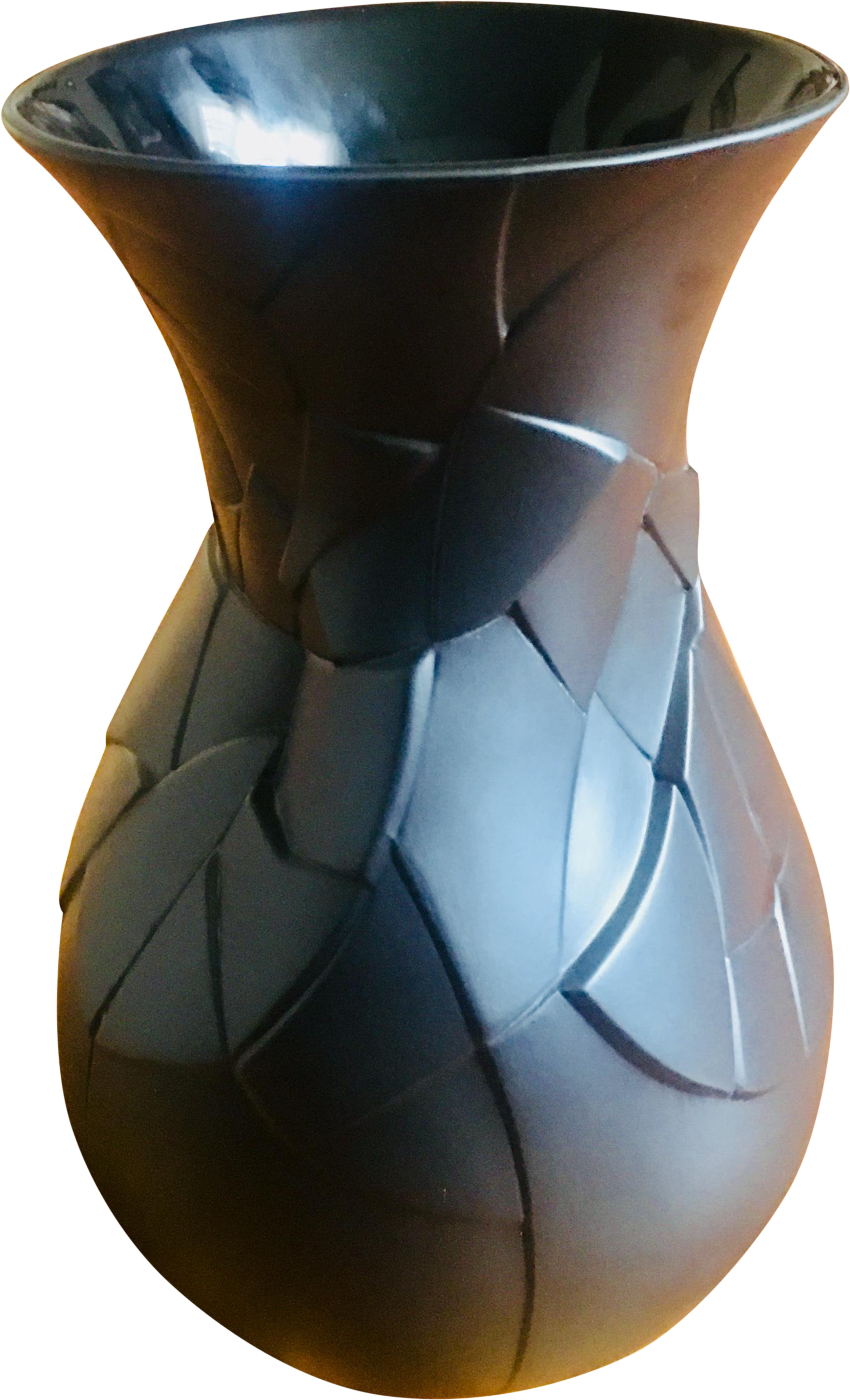 Modern Black Ceramic Vase