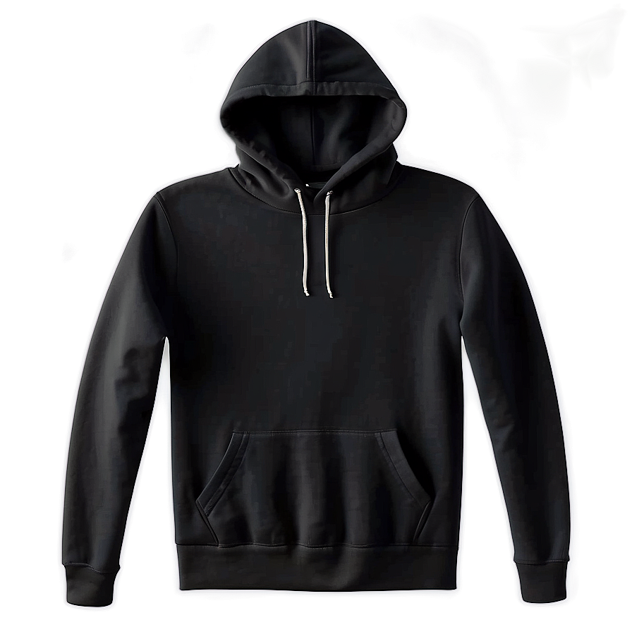 Modern Black Hoodie Png Bsr30