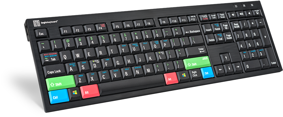 Modern Black Mechanical Keyboard