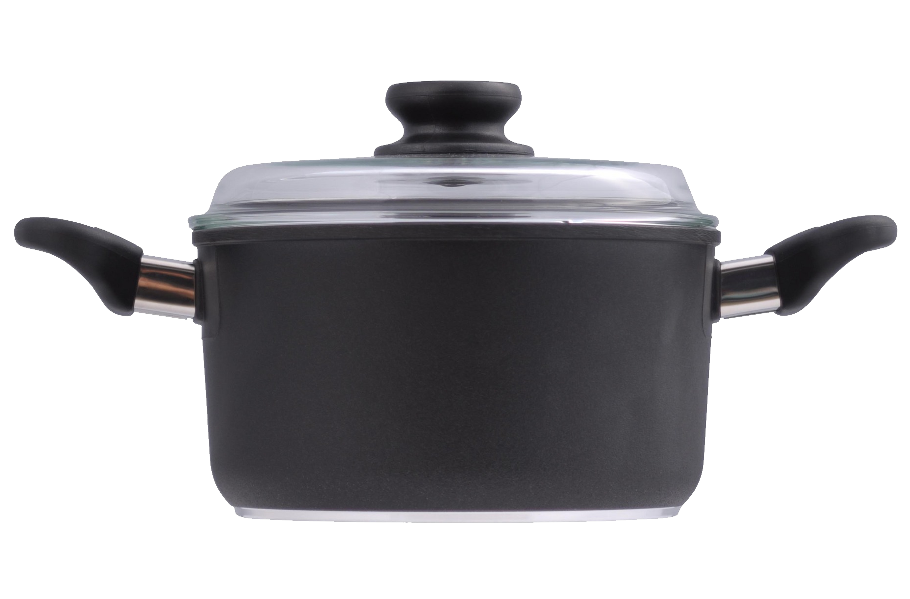 Modern Black Saucepanwith Lid