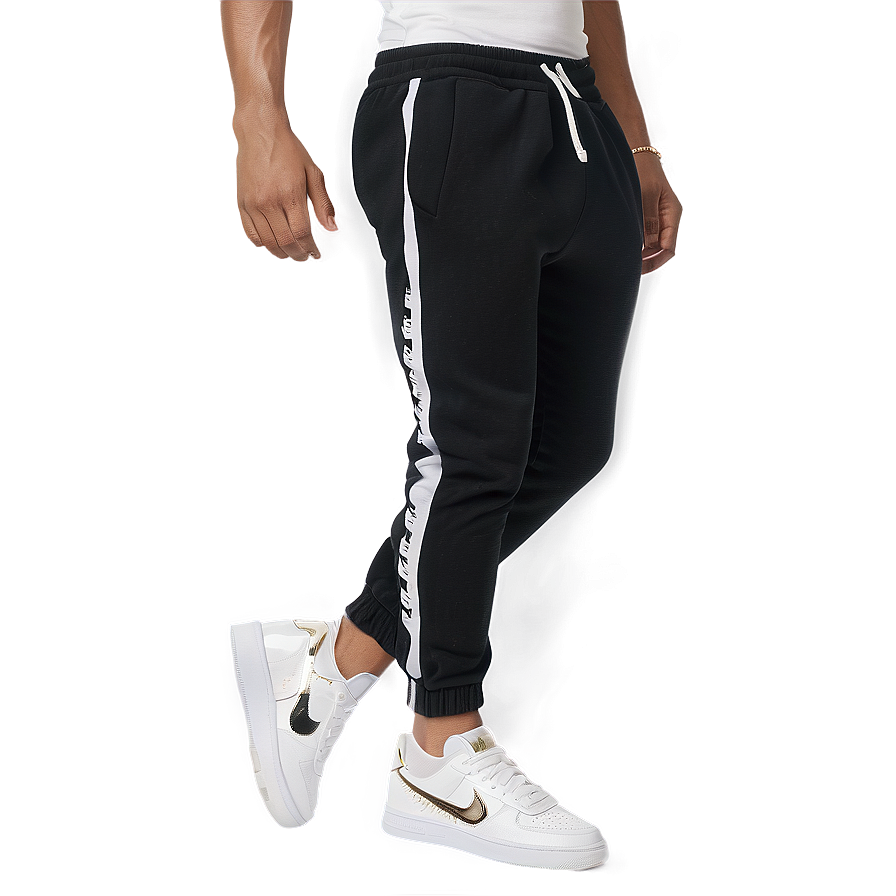 Modern Black Sweatpants Png Asf82