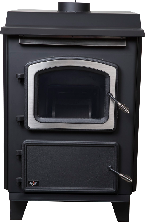 Modern Black Wood Burning Stove