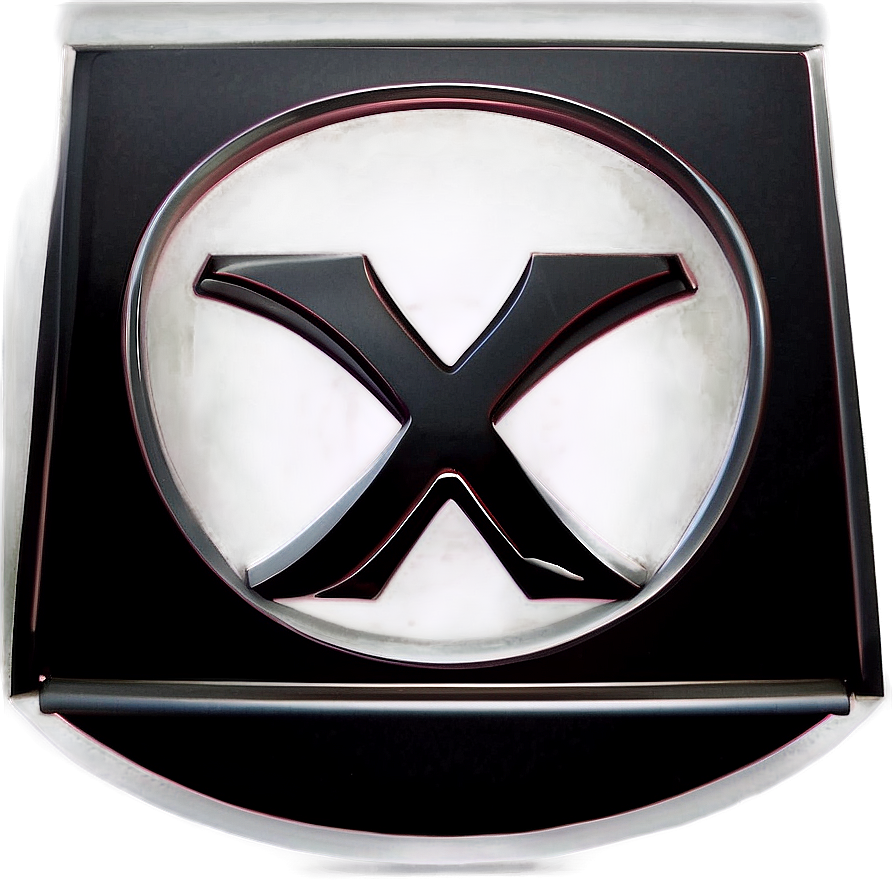 Modern Black X Logo Png 37