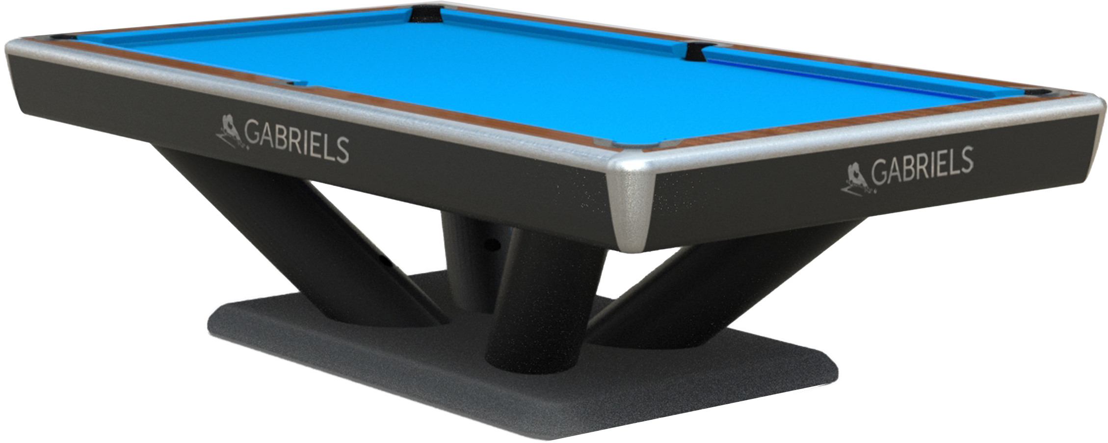 Modern Blue Pool Table