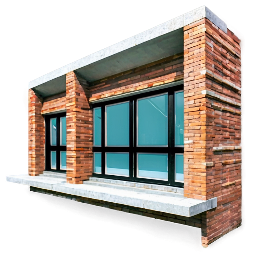 Modern Brick Facade Png Nmk58