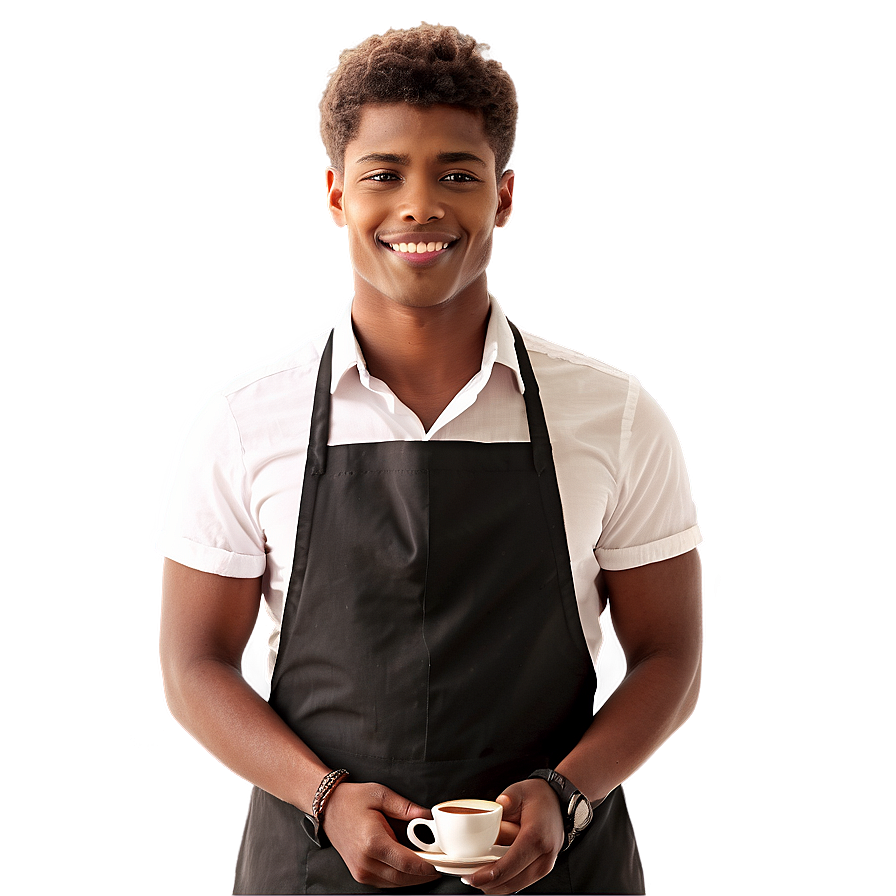 Modern Café Barista Png Ejn73