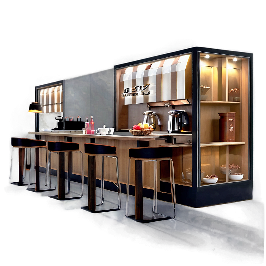 Modern Cafe Design Png Awo