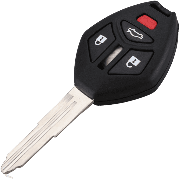 Modern Car Keywith Remote Control Functions