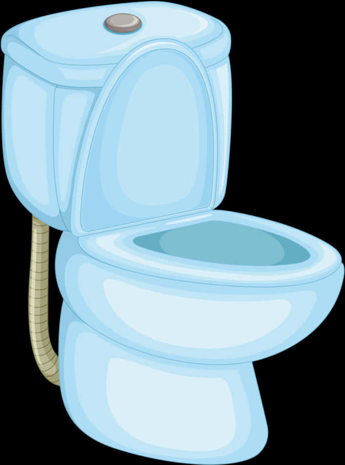 Modern Ceramic Toilet Illustration