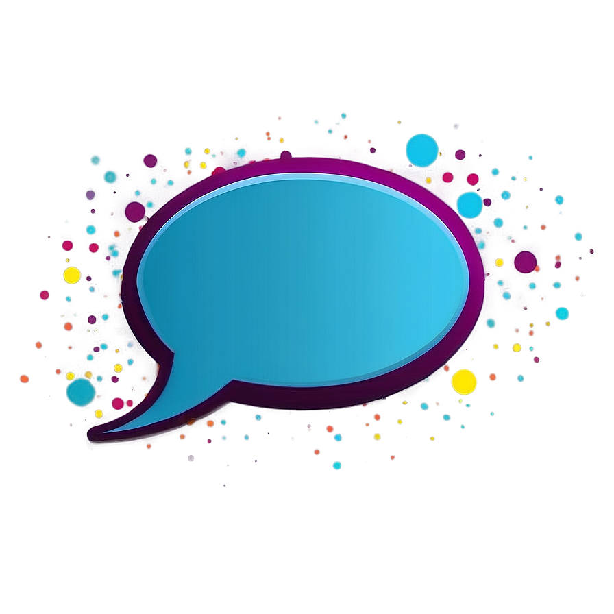 Modern Chat Bubble Design Png 06262024